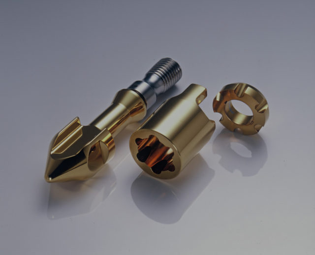 3点セット ： スクリューヘッド、ギャクシリング、シールリング(光学系、CD、DVDレンズ仕様) 日本ニューノーズル株式会社